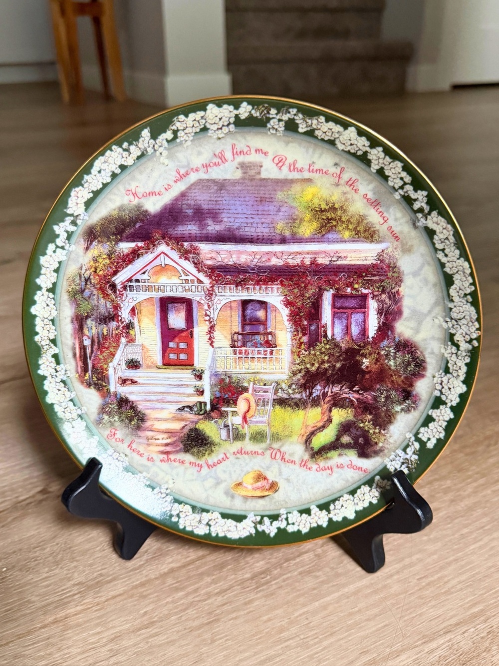 8th Issue Bradford Exchange Welcome Home Plate